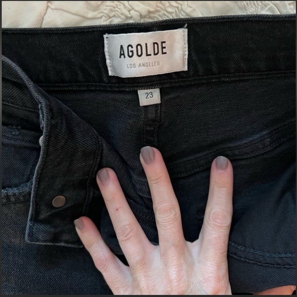 AGOLDE Riley High Rise Crop size 23 - Picture 5 of 11